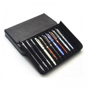 PSB12-7 Genuine Leather Pen Storage Case