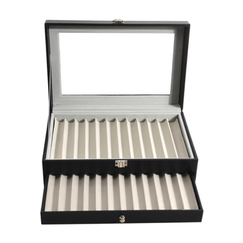 PSB24-1 Deluxe Fountain Pen Storage Box- Holds 24 Pens