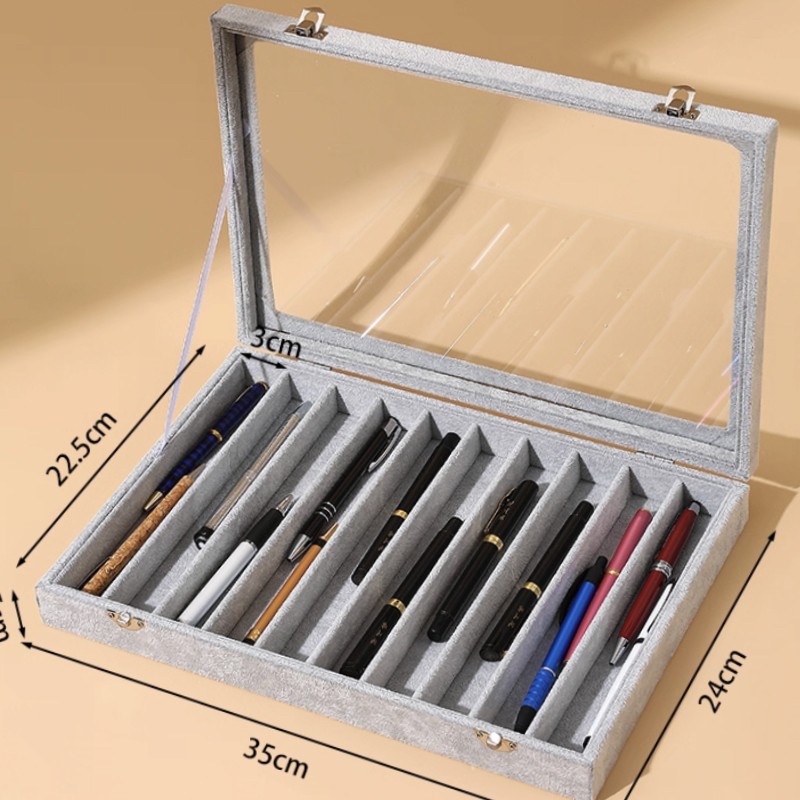 PS10-2 Classic Fountain Pen Collector's Box - Holds 10 Pens