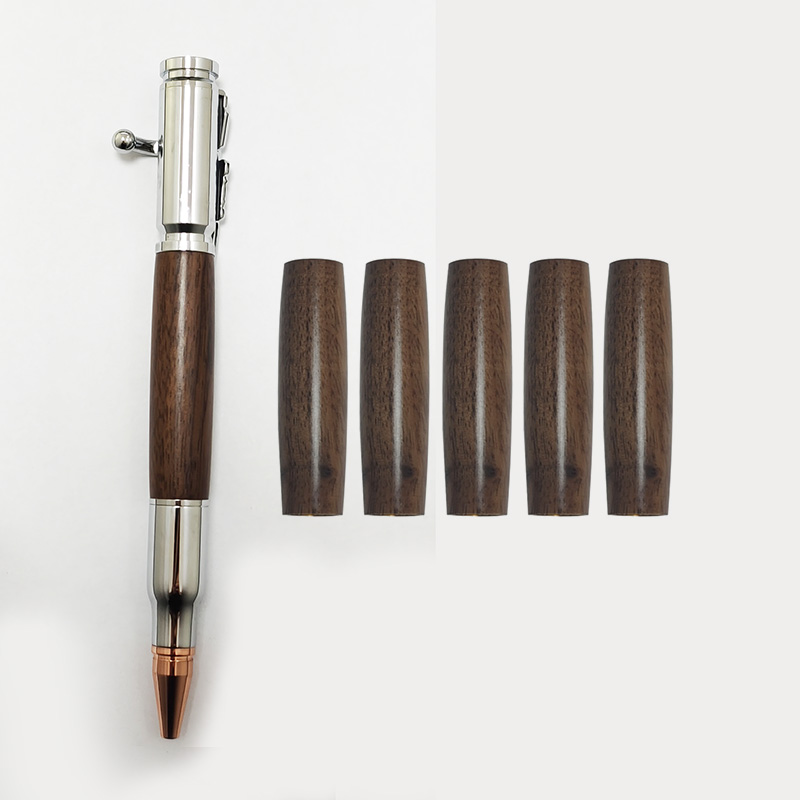 Hardwood Pre-Tubed & Pre-Turned Pen Barrels (5 Pack) For PKBA-1 Pen Kits