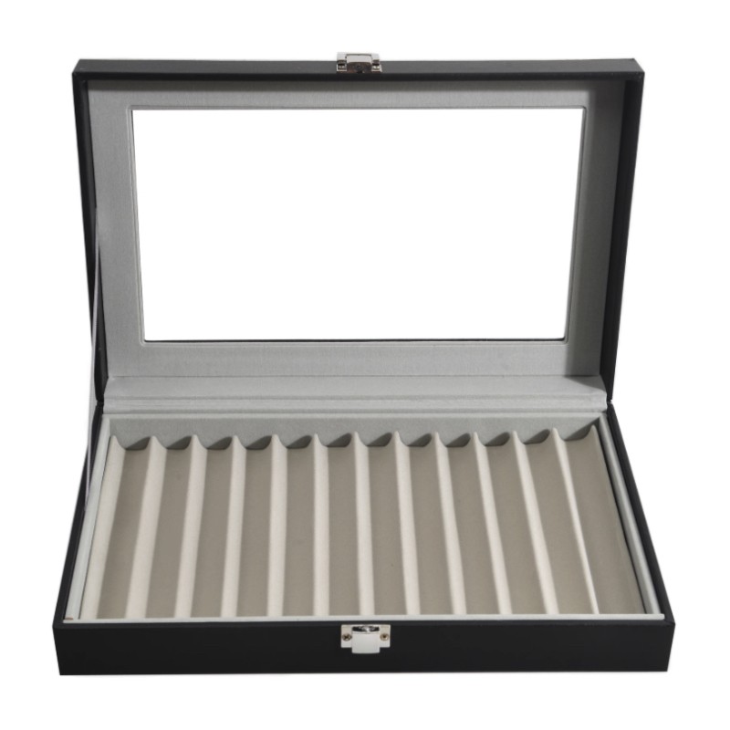 PSB12-1 Deluxe Fountain Pen Storage Box - Holds 12 Pens