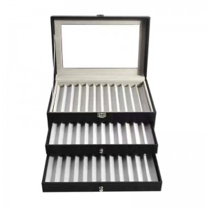 PSB36-1 Deluxe Fountain Pen Storage Box- Holds 36 Pens