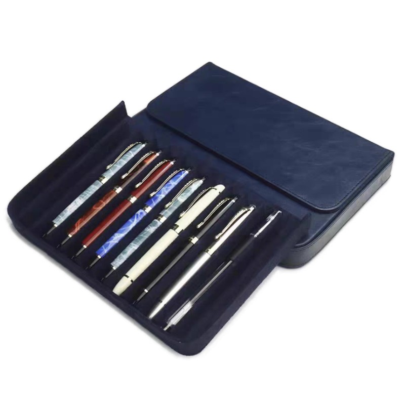 PSB12-7 Genuine Leather Pen Storage Case