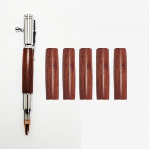 Hardwood Pre-Tubed & Pre-Turned Pen Barrels (5 Pack) For PKBA-1 Pen Kits