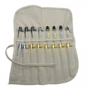 PCRU16-2 Cotton Roll-up Pen Case with 16 Slots