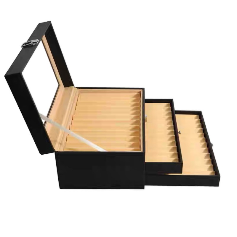 PSB36-1 Deluxe Fountain Pen Storage Box- Holds 36 Pens