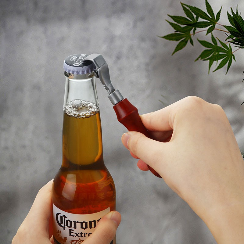 BOK-5 Hand Shape Zinc Alloy Bottle Opener-in Chrome