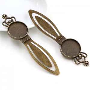 DIY Zinc Alloy Blank Creative Bookmark