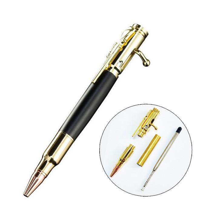 Bolt Action Pen Kits - Gold Finish