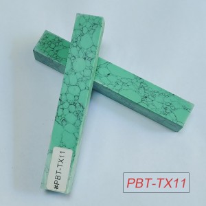 PBT-TX11 Turquoise Stone 3/4"x3/4"x5" Pen Blank