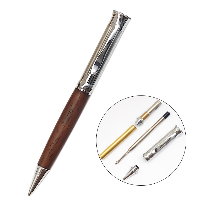 PKM-4 Gold Finish Ballpoint Twist Pen Turning Kits