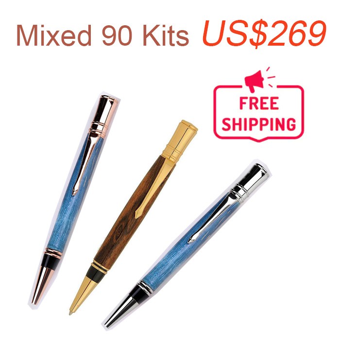 Executive PKM-8 Pen Kits in Random Color Total 90 Kits Price US$269 FREE SHIPPING