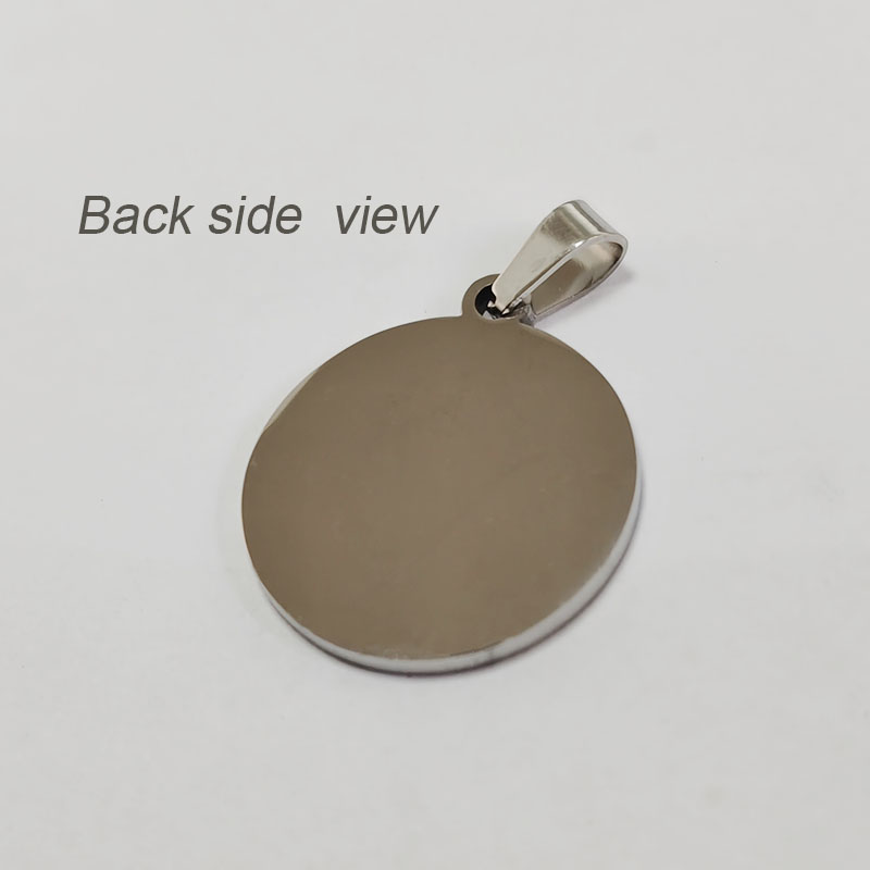 PDK-2 High-quality Polished Stainless Steel Blank Base Pendant