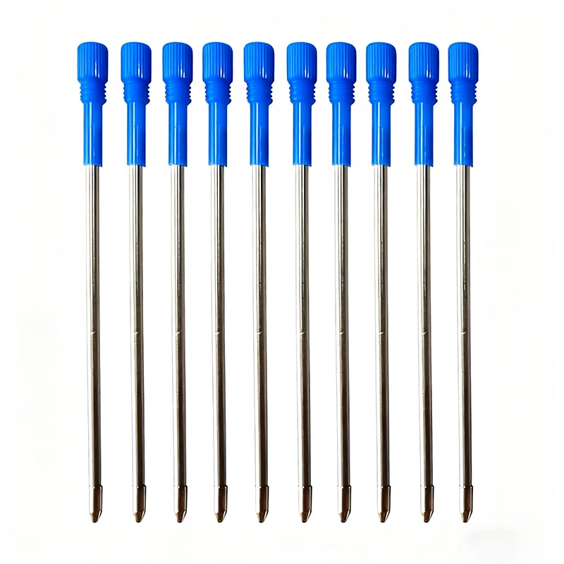Cross-style Blue ink refill(Short) - 10 pack