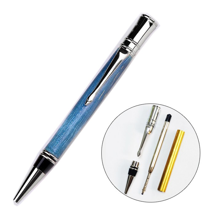 Executive Twist Ballpoint Pen Kit-Chrome