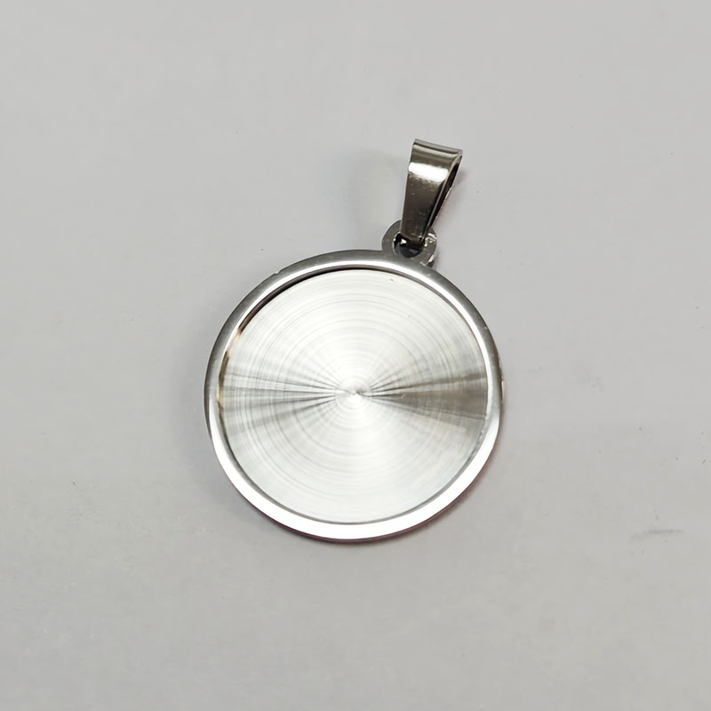 PDK-2 High-quality Polished Stainless Steel Blank Base Pendant