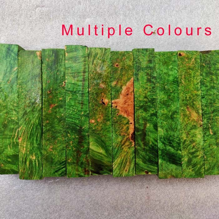 Stabilized Maple Burl Wood Pen Blanks