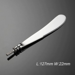 Premium 304 Stainless Steel Cutlery Kit Bolster with Finished Tang and threaded insertable part-Dinner knife