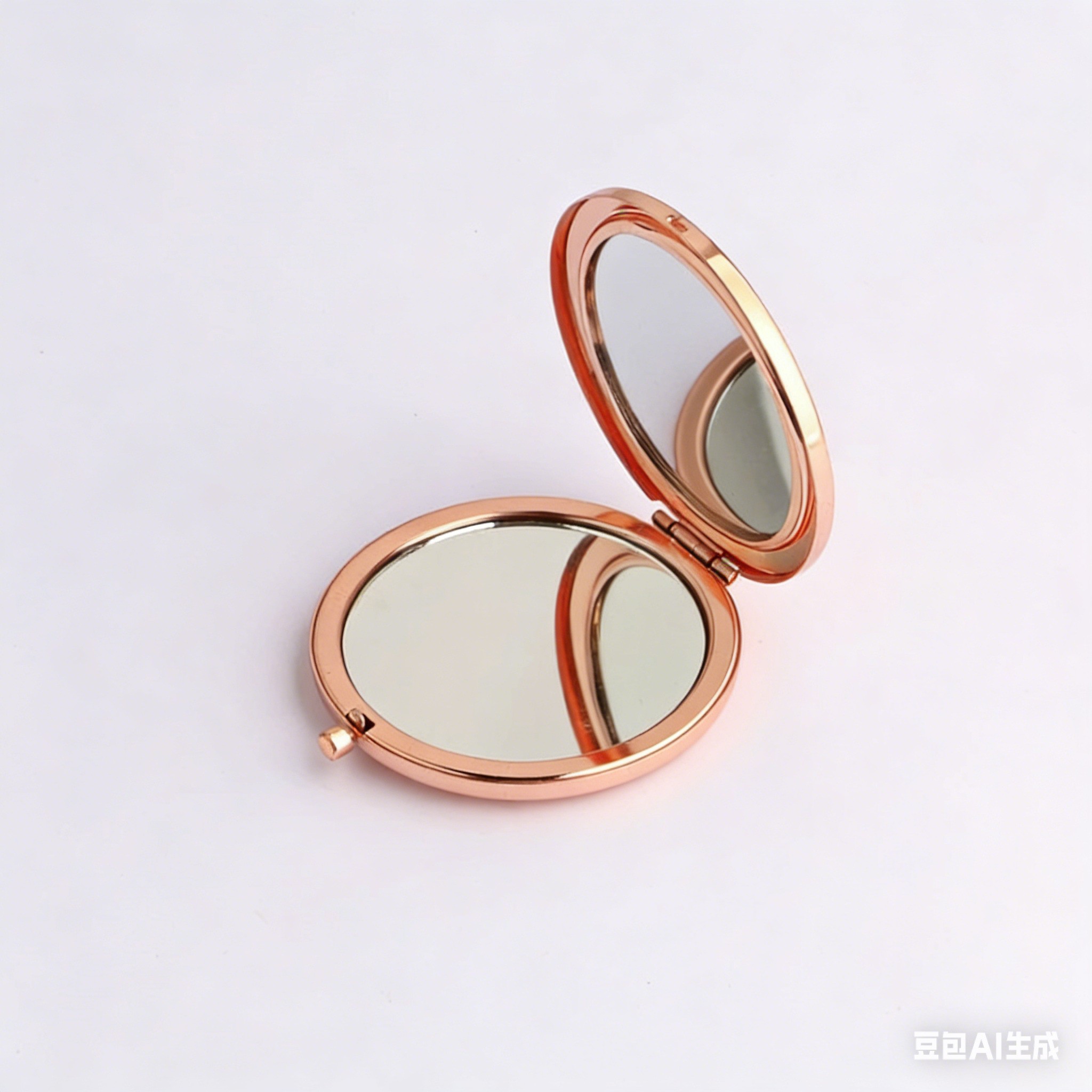 Foldable DIY Makeup Mirror Kit in Rosegold