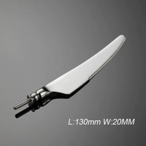 Premium 304 Stainless Steel Cutlery Kit Bolster with Finished Tang and threaded insertable part-Knife