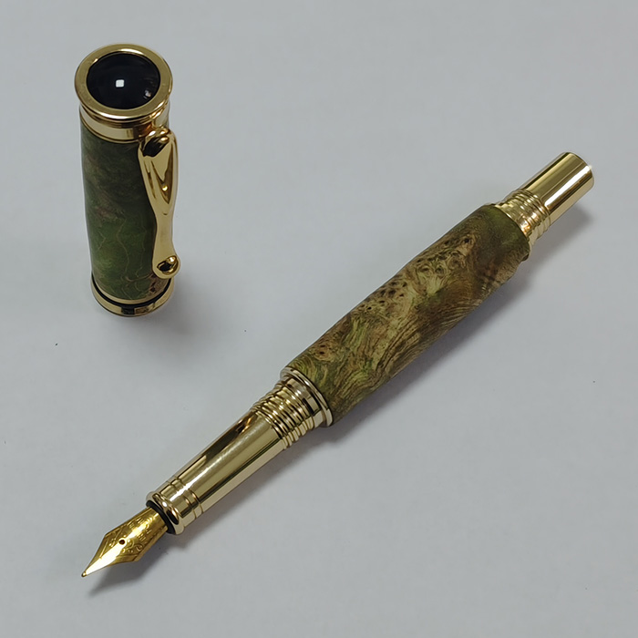 PKFT-2 Fountain Pen Kits in Gold+Black