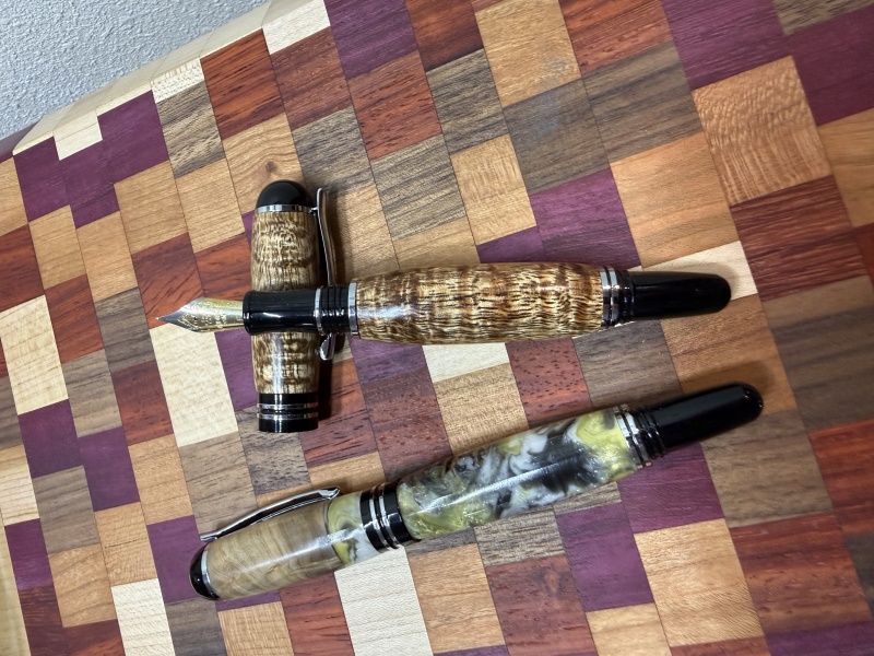 Beautiful results with these kits!  Lots of fun to make and easy to put together.  The video makes the process way less intimidating.  Thank you posting it.  Great way to start learning more complex pen making