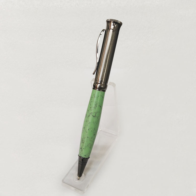 PBT-TX19 Turquoise Stone 3/4"x3/4"x5" Pen Blank