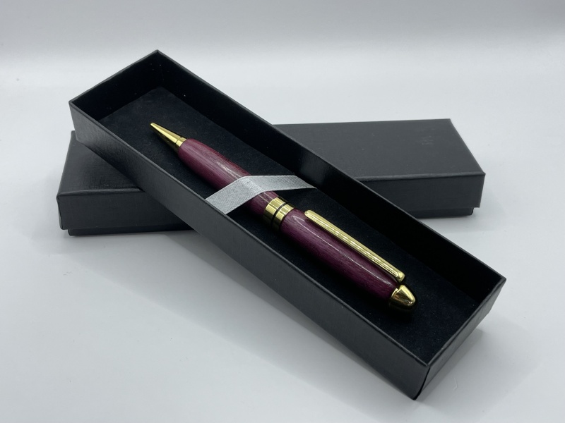 Euro Ball point finished in Purple Heart