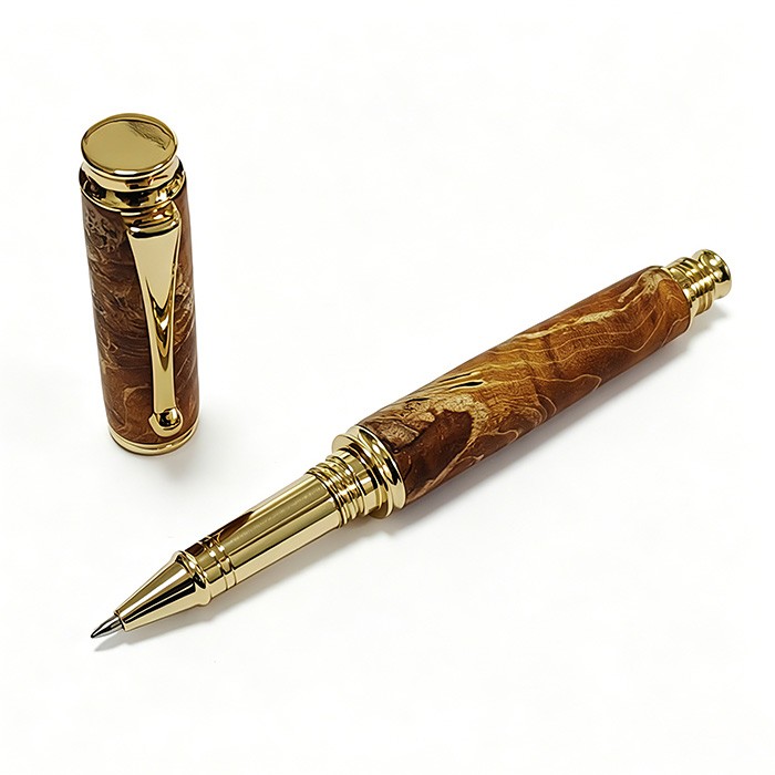 PKRB-3 Rollerball Pen Kits in Gold