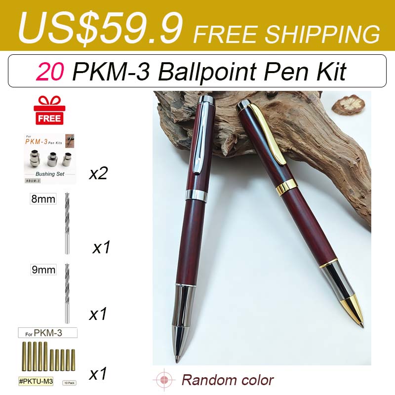 20 PKM-3 Ballpoint Twist Pen Kit US$59.9 Free Shipping