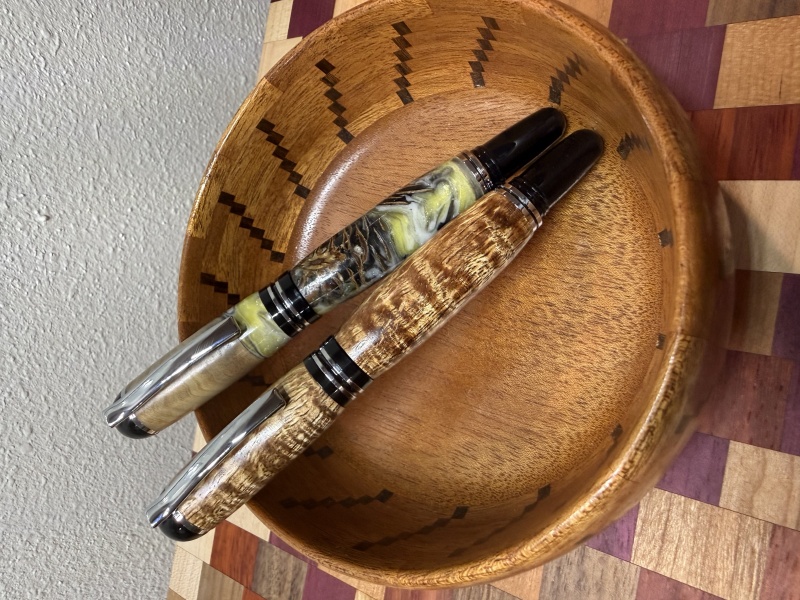 Beautiful results with these kits!  Lots of fun to make and easy to put together.  The video makes the process way less intimidating.  Thank you posting it.  Great way to start learning more complex pen making