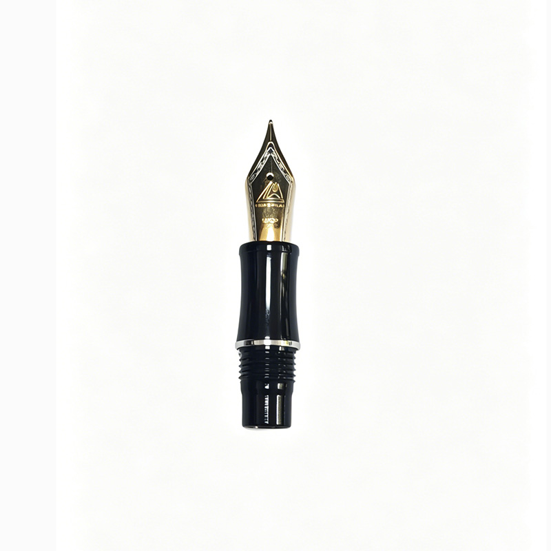 NB35 Standard Two-tone Gold And Chrome Fountain  Nib Unit +Grip