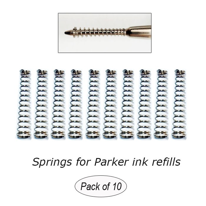 Pack of 10 Springs for Parker ink refills