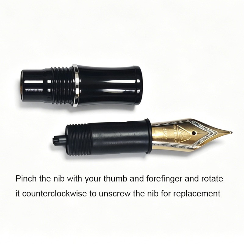 NB35 Standard Two-tone Gold And Chrome Fountain  Pen Nib
