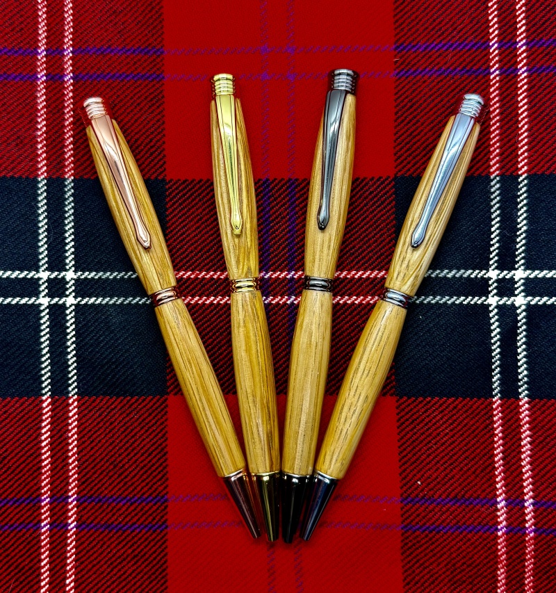 Bowmore Whisky Barrel pens, always works out well and enjoyed by all