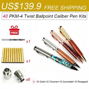 40 PKM-4 Caliber Ballpoint Pen Kits US$129.9 Free Shipping