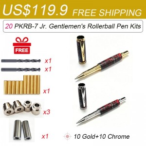 20 PKRB-7 Jr. Gentlemen's  Rollerball Pen Kits US$119.9 Free Shipping