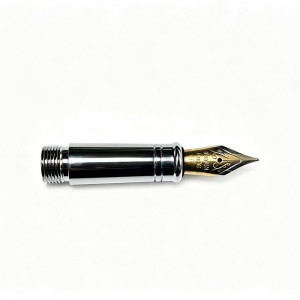NB26 Standard Two-tone Gold And Chrome Fountain  Nib Unit +Grip