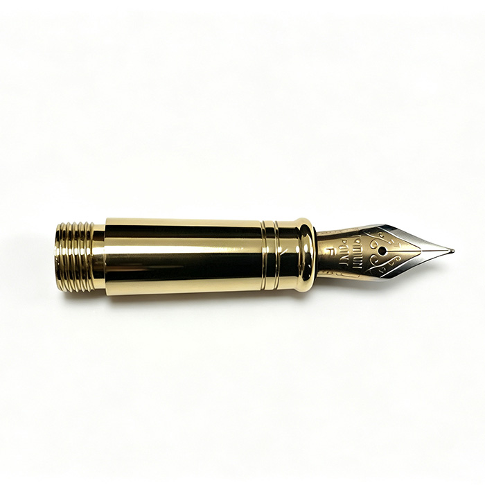 NB26 Standard Two-tone Gold And Chrome Fountain  Nib Unit +Grip