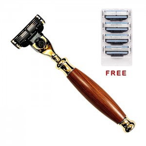 Premium  Classic 3-Blade Safety Razor Kit
