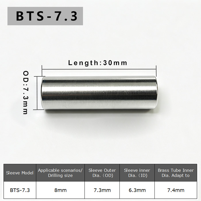 BTS-7.3  Sleeve Adapter for 7mm Barrel Trimming Kit