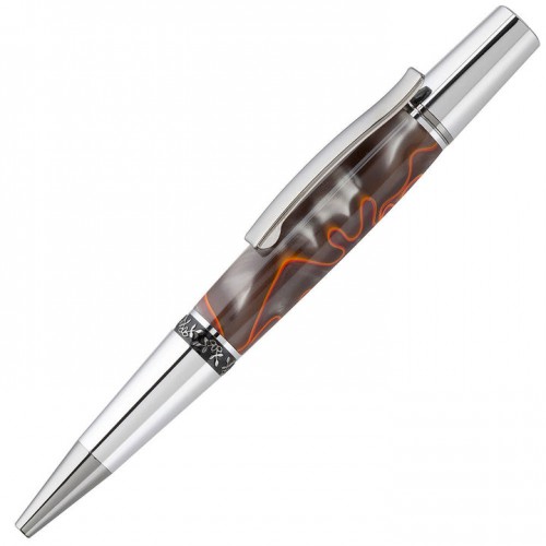Aero Pen Kit Chrome &amp; Black Titanium