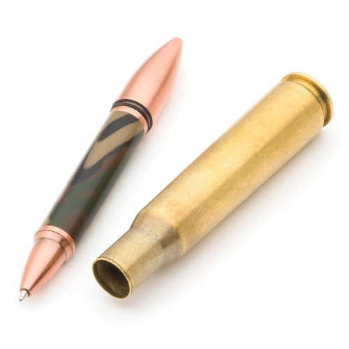 50 Caliber Machine Gun Cartridge Flip Pen Kit