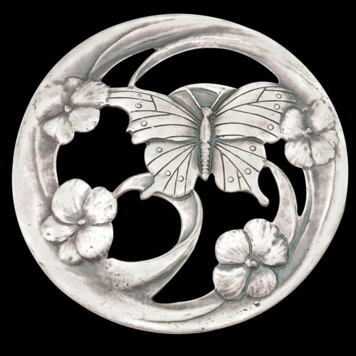 Pewter Potpourri Lid Pansy