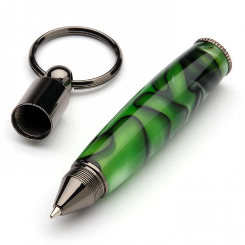 Mini Key Ring Pen Kit Gun Metal