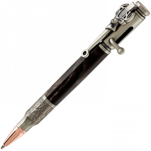 Deer Hunter Bolt Action Pen Kit Antique Pewter