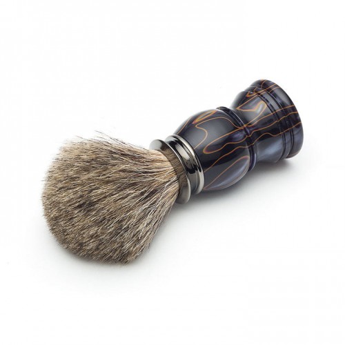 Premium Badger Shaving Brush Kit Gun Metal