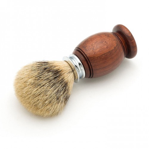 Premium Badger Shaving Brush Kit Chrome