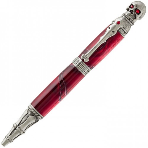 Skull Twist Pen Kit Antique Pewter/Antique Brass/Antique Copper